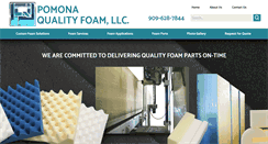 Desktop Screenshot of pomonaqualityfoam.com